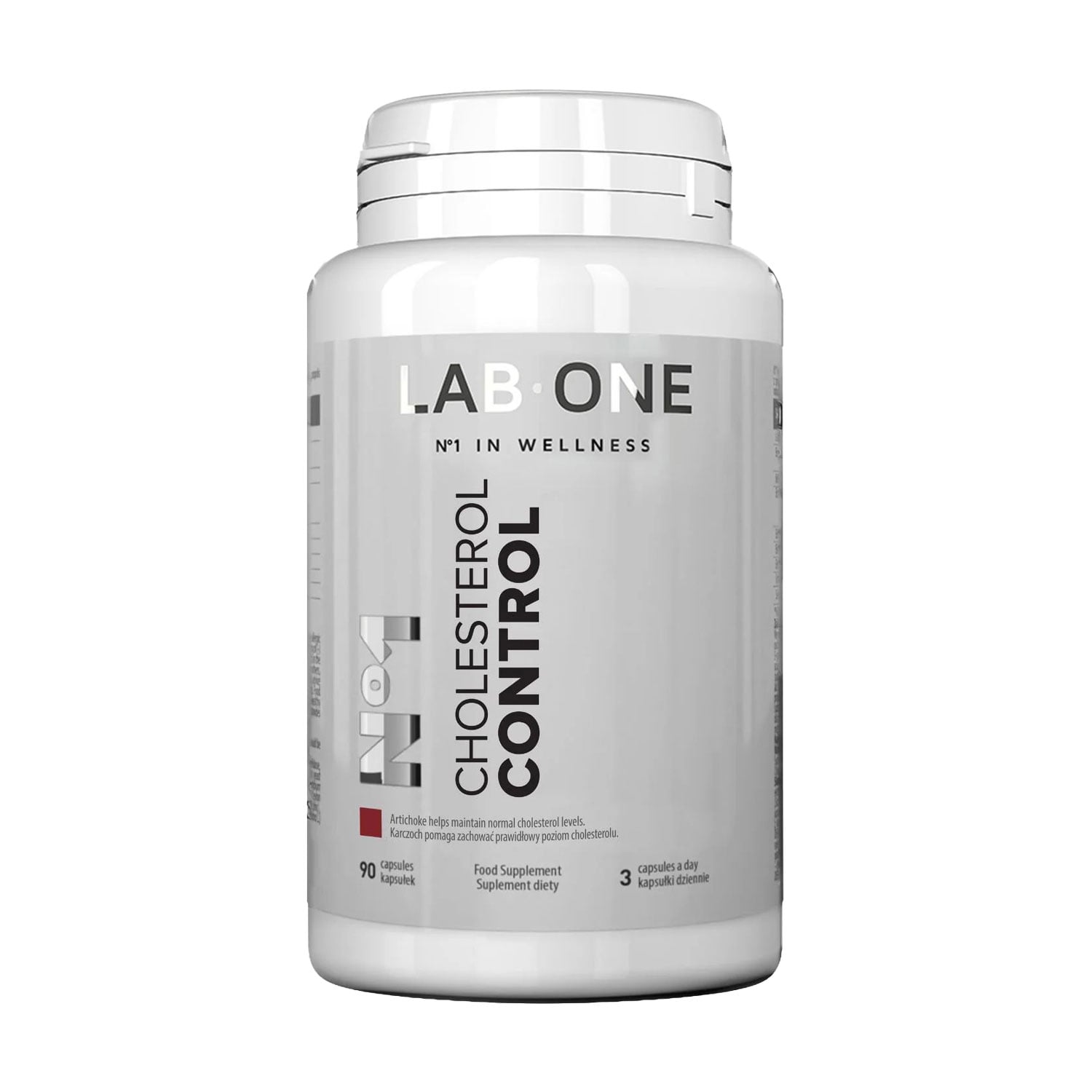 Уцінка! Комплекс для контролю рівня холестерину Lab One N1 Cholesterol Control, 90 капсул
